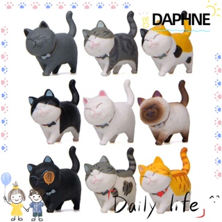 Daphne โมเดลรูปการ์ตูนแมวขนาดมินิสําหรับตกแต่งบ้านตุ๊กตา