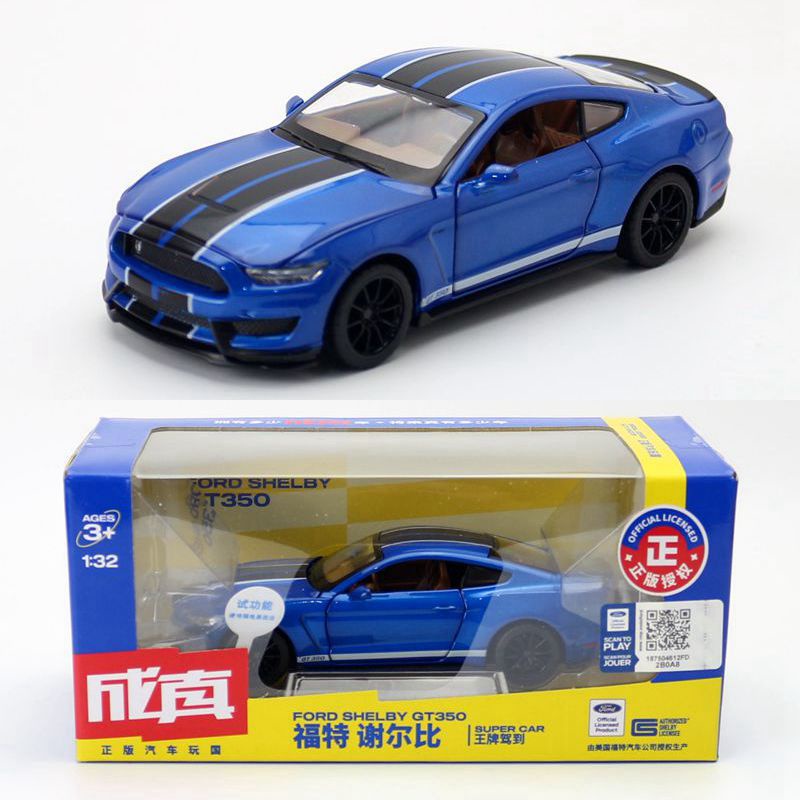 โมเดลรถยนต์อัลลอย-1-32-fort-shelby-gt350-ของเล่นสําหรับเด็กผู้ชาย