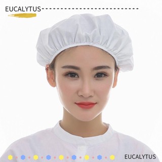 EUTUS หมวกเชฟ ผ้าฝ้าย ป้องกันควัน ป้องกันฝุ่น เหมาะกับใส่ทําอาหาร เพื่อสุขอนามัย สําหรับผู้ชาย และผู้หญิง