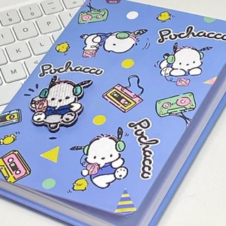 Sanrio สมุดโน๊ตไดอารี่ ลายการ์ตูนอนิเมะ Kawaii Pochacco น่ารัก เครื่องเขียน ของขวัญ สําหรับเด็กผู้หญิง [BL]