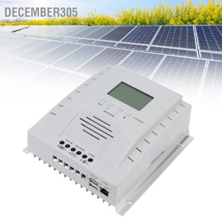 December305 ตัวควบคุมพลังงานแสงอาทิตย์ MPPT 60A 12V 24V อินพุตสูงสุด 100V ตัวควบคุมการประจุพลังงานแสงอาทิตย์