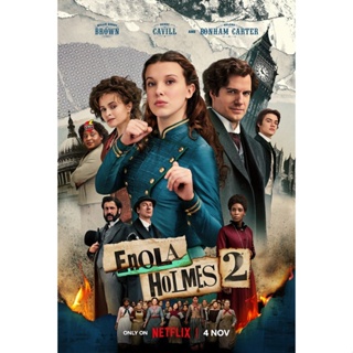 DVD ดีวีดี Enola Holmes เอโนลา โฮล์มส์ (2020-2022) DVD หนัง มาสเตอร์ เสียงไทย (เสียง ไทย/อังกฤษ | ซับ ไทย/อังกฤษ) DVD ดี