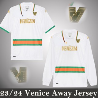 เสื้อกีฬาแขนสั้น ลายทีมชาติฟุตบอล Venice 23-24 ชุดเยือน สําหรับผู้ชาย