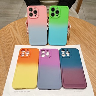 เคสโทรศัพท์มือถือแบบนิ่ม TPU กันกระแทก ไล่โทนสี เรียบง่าย สําหรับ Xiaomi POCO X3 Case M3 M4 M5 X4 Pro X5 F5 F4 GT MiX4 5G 13Lite