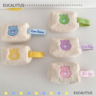 Eutus กระเป๋าถือ กระเป๋าเครื่องสําอาง ทรงเมสเซนเจอร์ สีเหลือง สีชมพู สีฟ้า สําหรับผู้หญิง