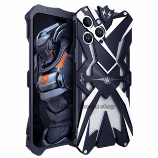 [JLK] For iPhone 14 Pro Max Shockproof Heavy Duty Armor Metal Aluminum Phone Case For iPhone 14 Pro iPhone14 iPhone13 Plus Case