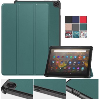 เคสแท็บเล็ต PC แข็ง ปิดด้านหลัง ลายดอกไม้ แมวน่ารัก สําหรับ Fire HD 10 HD10 2023 Amazon Fire HD 10 2023