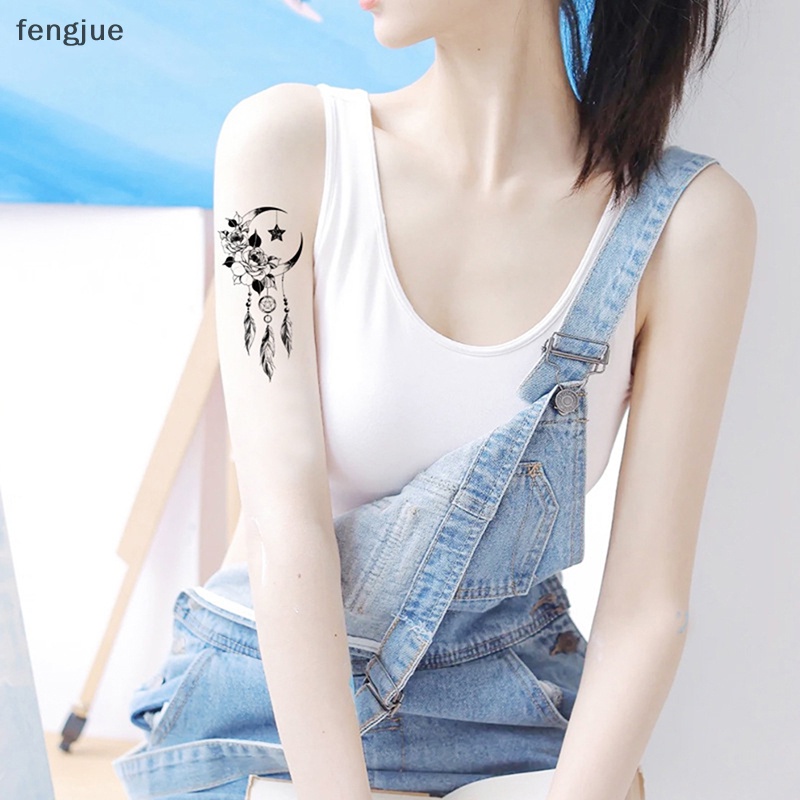 fengjue-สติกเกอร์รอยสักชั่วคราว-ลายดอกไม้-3d-กันน้ํา-สําหรับติดตกแต่งร่างกาย-th