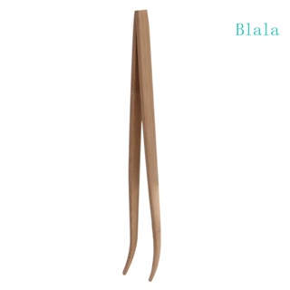 Blala แหนบไม้ไผ่ ทรงโค้งยาว เป็นมิตรกับสิ่งแวดล้อม สําหรับให้อาหารสัตว์เลื้อยคลาน 11 นิ้ว