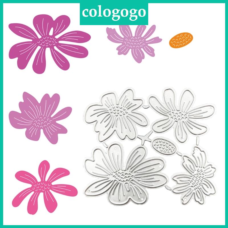 colo-แผ่นแม่แบบโลหะ-ตัดลายนูน-รูปดอกเดซี่-diy-สําหรับตกแต่งสมุด-การ์ด-กระดาษ-หัตถกรรม