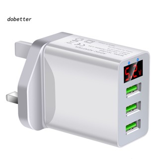 &lt;Dobetter&gt; หัวชาร์จ USB 3 ช่อง ขนาดเล็ก แบบพกพา สําหรับบ้าน