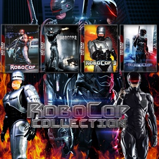 แผ่น DVD หนังใหม่ RoboCop โรโบคอป ภาค 1-4 DVD หนัง มาสเตอร์ เสียงไทย (เสียง ไทย/อังกฤษ | ซับ ไทย/อังกฤษ) หนัง ดีวีดี