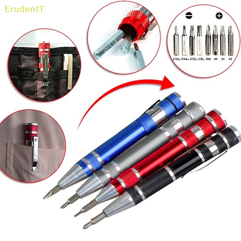 erudentt-8-in-1-ชุดเครื่องมือไขควงปากกา-ขนาดเล็ก-สําหรับซ่อมแซม-ใหม่