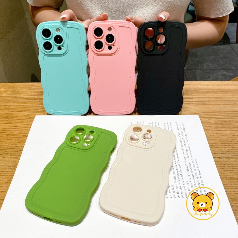 เคสซิลิโคนนิ่ม-tpu-ลายคลื่น-สีแคนดี้-สําหรับ-redmi-k60e-k60-pro-k50-ultra-k50-k40-k30-pro-k40s-k30-ultra