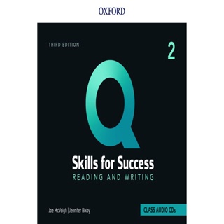 Bundanjai (หนังสือเรียนภาษาอังกฤษ Oxford) Q : Skills for Success 3rd ED 2 : Reading and Writing Audio CDs