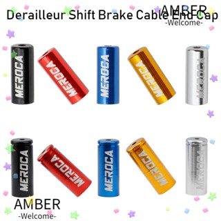 Amber ฝาครอบสายเบรกตีนผี กันฝุ่น 4 มม. 5 มม. อุปกรณ์เสริม 10 ชิ้น