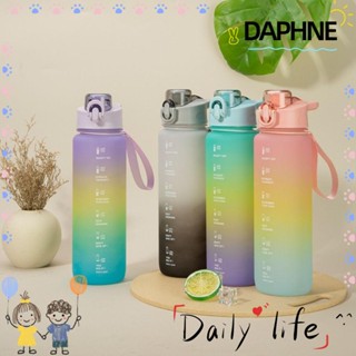 Daphne ขวดน้ํา พร้อมหลอดดูด ขนาด 1000 มล. สําหรับเดินทางกลางแจ้ง