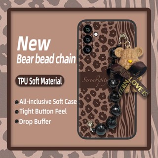 phone case Back Cover Phone Case For Samsung Galaxy S23FE/SM-S7110 Waterproof Bear bracelet soft case Anti-knock cute