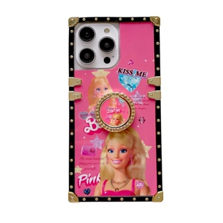 การ์ตูน Barbie คดี for Samsung Galaxy A42 A12 A51 A71 5G A02 A02S A20E A01 เคสมือถือ Cute Cartoon Cover 360 support love Soft TPU Phone Case