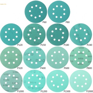 ​แผ่นกระดาษทรายขัด สีเขียวเซอร์โคเนีย อลูมิเนียม ขนาด 5 นิ้ว 125 มม.