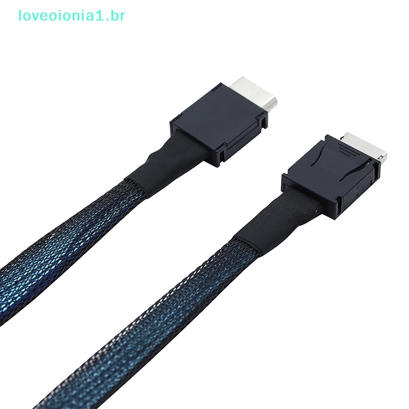 loveoionia1-pcie-oculink-sff-8611-4i-เป็น-mini-sas-sff-8611-4i-สายเคเบิลเซิร์ฟเวอร์-ความเร็วสูง