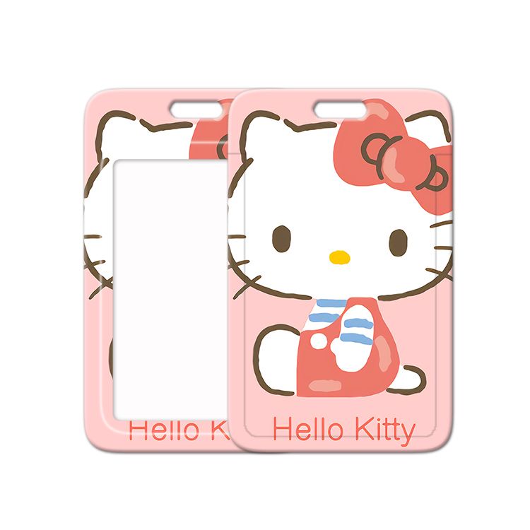 กระเป๋าใส่บัตรอาหาร-ลายการ์ตูน-hello-kitty-น่ารัก-สําหรับนักเรียนมัธยมต้น