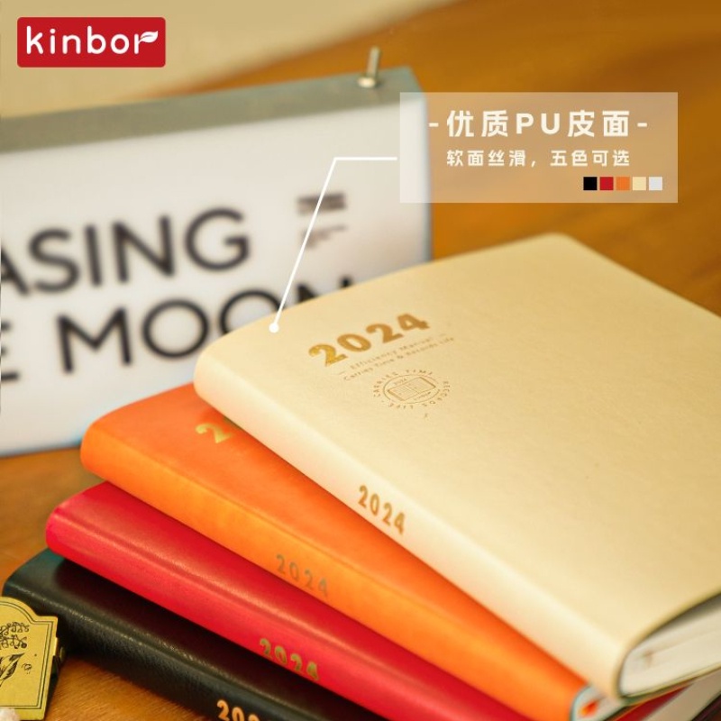 Kinbor ใหม่ แพลนเนอร์จัดการเวลา ขนาด A5 ประสิทธิภาพสูง สําหรับทํางาน