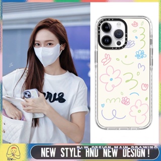 เคสโทรศัพท์มือถือ อะคริลิค กันกระแทก ลายกราฟฟิตี้เมฆ สําหรับ iPhone 15 Pro Max 14 13 12 11 Pro Max