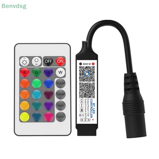 Benvdsg&gt; นวัตกรรมใหม่ ตัวควบคุมบลูทูธ ขนาดเล็ก แถบไฟ LED สวิตช์ไฟ โหมดเพลงหลายโหมด สําหรับ RGB Smart APP ควบคุมได้ดี