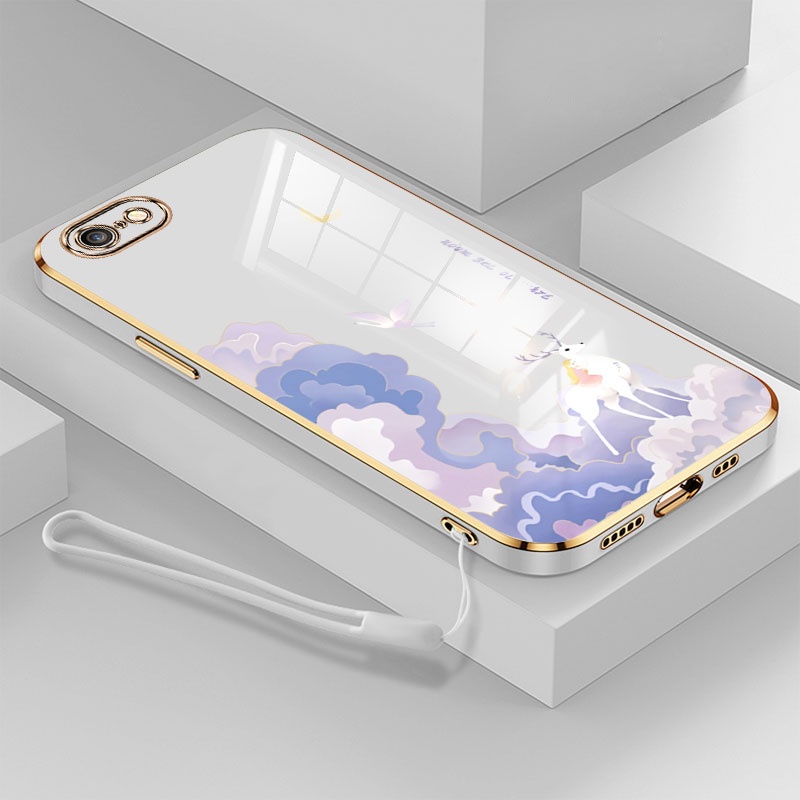 NOVAGO Cover In Gel Morbido Per IPhone 6 Plus E 6S Plus (5,5") – Confezione Da 3 Pezzi Con Stampa Fantasia Effetto Rilievo, Spessore 0,8 Mm