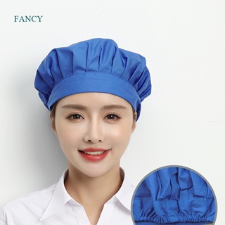 Fancy พร้อมส่ง หมวกเชฟ ระบายอากาศ กันฝุ่น สําหรับเชฟ ร้านอาหาร พนักงานเสิร์ฟ เบเกอรี่