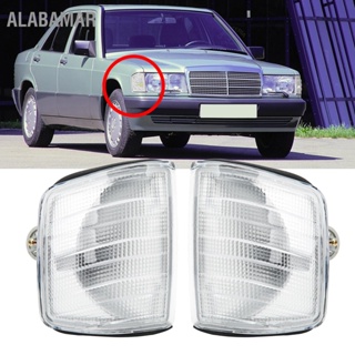 Alabama ไฟเลี้ยวติดมุมหน้ารถยนต์ กันรอยขีดข่วน แบบเปลี่ยน สําหรับ 190 W201 1982‐1993 (ไม่มีหลอดไฟ)