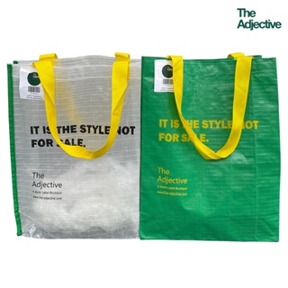 **กรุณาอ่ายรายละเอียดสินค้าก่อนกดสั่ง**/ The Adjective Shopping Bag/ กระเป๋ากระสอบ ถุงช็อปปิ้ง ถุงเก็บของ ถุงกระสอบ