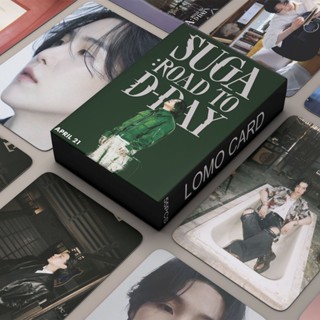 พร้อมส่ง โปสการ์ดโลโม่ SUGA ROAD TO D-DAY BT-S Bangtan Boys Member Solo Kpop 55 ชิ้น ต่อกล่อง