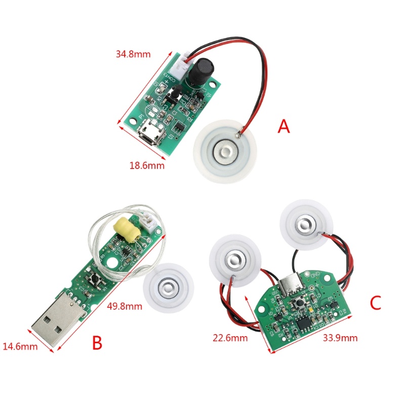 colo-ชุดโมดูลเครื่องทําความชื้นไฟฟ้า-อัลตราโซนิก-usb-คู่-20-มม-diy