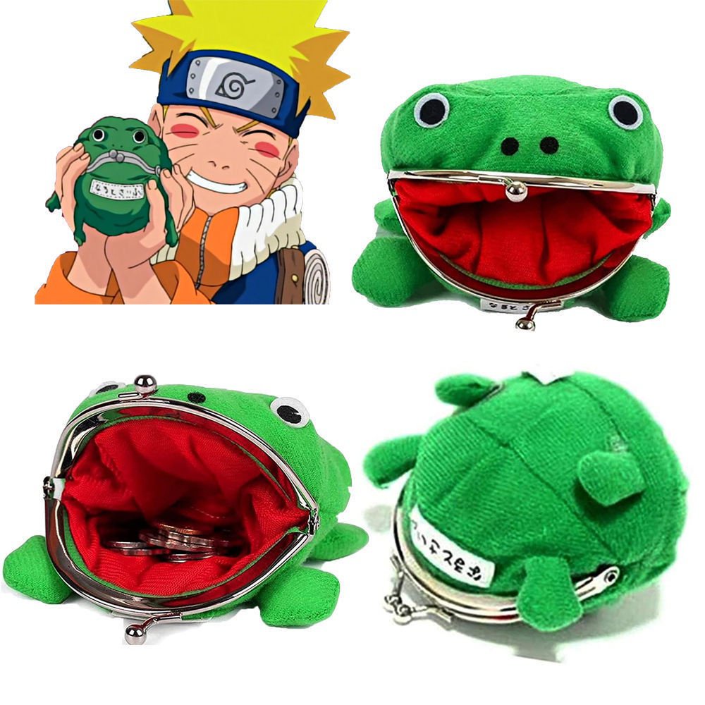 cod-พร้อมจัดส่ง-naruto-กระเป๋าใส่เหรียญ-รูปกบนารูโตะ-ขนาดเล็ก-สีเขียว-กระเป๋าสตางค์-นารุโตะ-นินจาคาถาโอ้โฮเฮะ-6plf