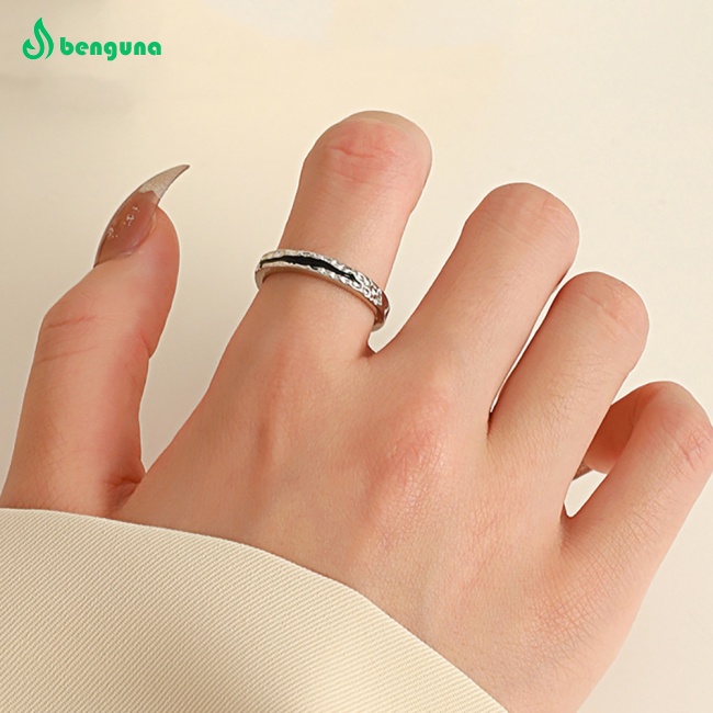 benguna-ผู้ชาย-ผู้หญิง-เปิด-สนับมือ-แหวนแฟชั่น-เรียบง่าย-ฮิปฮอป-โลหะผสม-แหวน-เครื่องประดับ-สําหรับเด็กผู้หญิง-ของขวัญ
