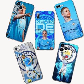 เคสโทรศัพท์มือถือ ซิลิโคนนิ่ม tpu ลาย Kevin De Bruyne สีดํา สําหรับ iPhone 14 Plus Pro Max