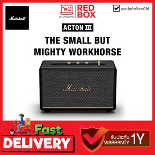 [ประกันศูนย์ไทย 1 ปี] Marshall Acton III Black&amp;Brass เสียบปลั๊กใช้งาน Bluetooth Speaker ลำโพงมาแชล ลำโพงบลูทูธ