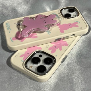 Pink Rabbit Bracket Phone Case for Iphone14promax 13 13promax/12/11