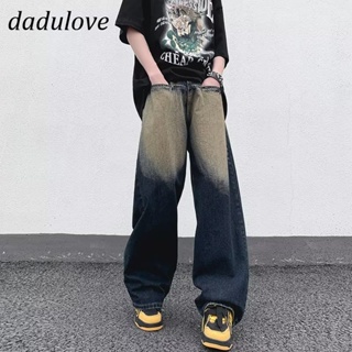 DaDulove💕 New American Ins High Street Hip-hop Jeans Womens Niche Loose Wide-leg Pants Large Size Trousers