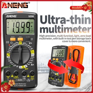 Aneng SZ08 เครื่องมัลติมิเตอร์ดิจิทัล แบบบางพิเศษ AC DC 220V