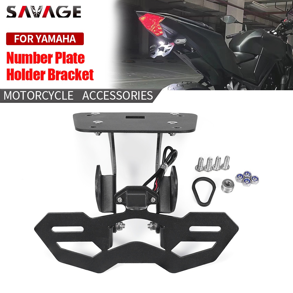 Soporte Matrícula Led Para Yamaha Yzf-r25/r3 Mt-25/03 | Cuotas Sin Interés - Foto 4