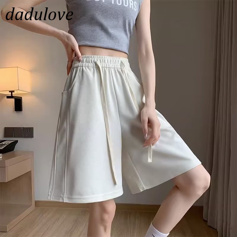 dadulove-new-american-ins-high-street-elastic-casual-shorts-niche-high-waist-a-line-pants-large-size-hot-pants