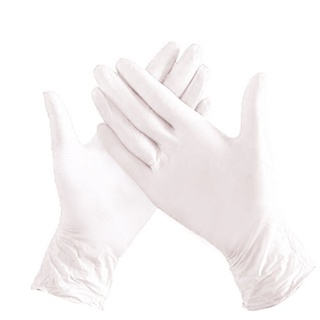 (ลดล้างสต็อก) ถุงมือยาง PVC แบบใช้แล้วทิ้ง เกรดอาหาร สําหรับใช้ในครัวเรือน 100 ชิ้น