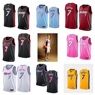 Miami Heat #7 Goran Dragic เสื้อสเวตเตอร์ของเสื้อบาสเก็ตบอล NBA Jersey