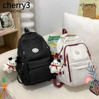 Cherry3 กระเป๋าเดินทาง น้ําหนักเบา จุของได้เยอะ สีพื้น สําหรับวัยรุ่น