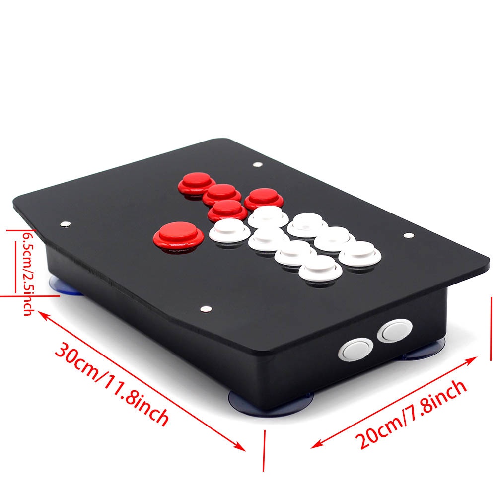 Hitbox Style Arcade Game Direction Key USB ตัวควบคุมปุ่มเต็มรูปแบบ ...