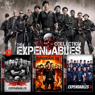 Blu-ray The Expendables โครตคนทีมมหากาฬ ภาค 1-3 Bluray หนัง มาสเตอร์ เสียงไทย (เสียงแต่ละตอนดูในรายละเอียด) Blu-ray