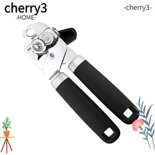 Cherry3 ที่เปิดขวด ที่เปิดกระป๋อง สเตนเลส สีดํา ที่เปิดกระป๋อง กันสนิม แมนนวล ที่จับนุ่ม สามารถเริ่มต้นครัวได้